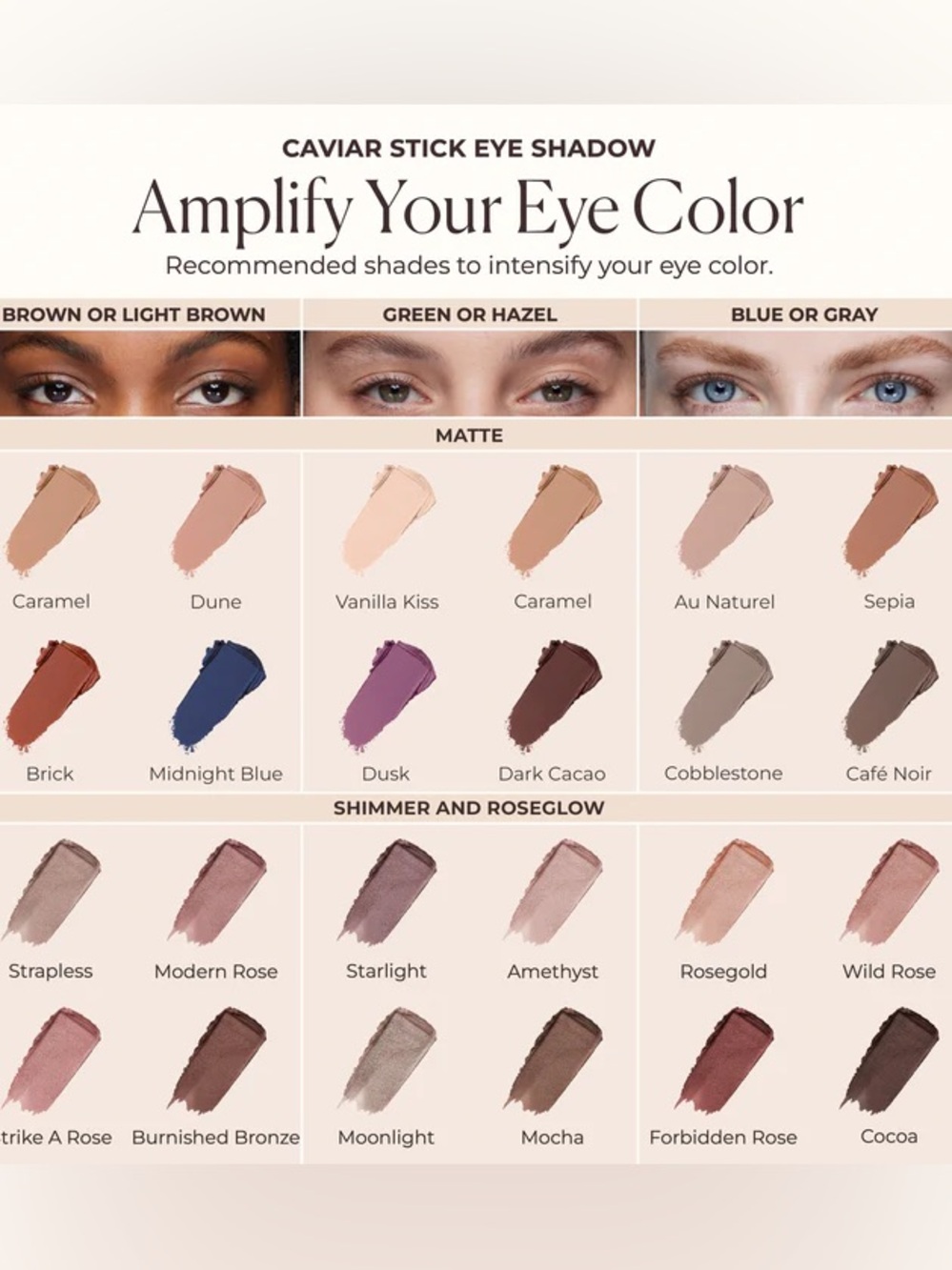 Laura Mercier Caviar Eyeshadow Stick - Forbidden Rose (Rosy Copper metallic) NEW - Picture 13 of 15